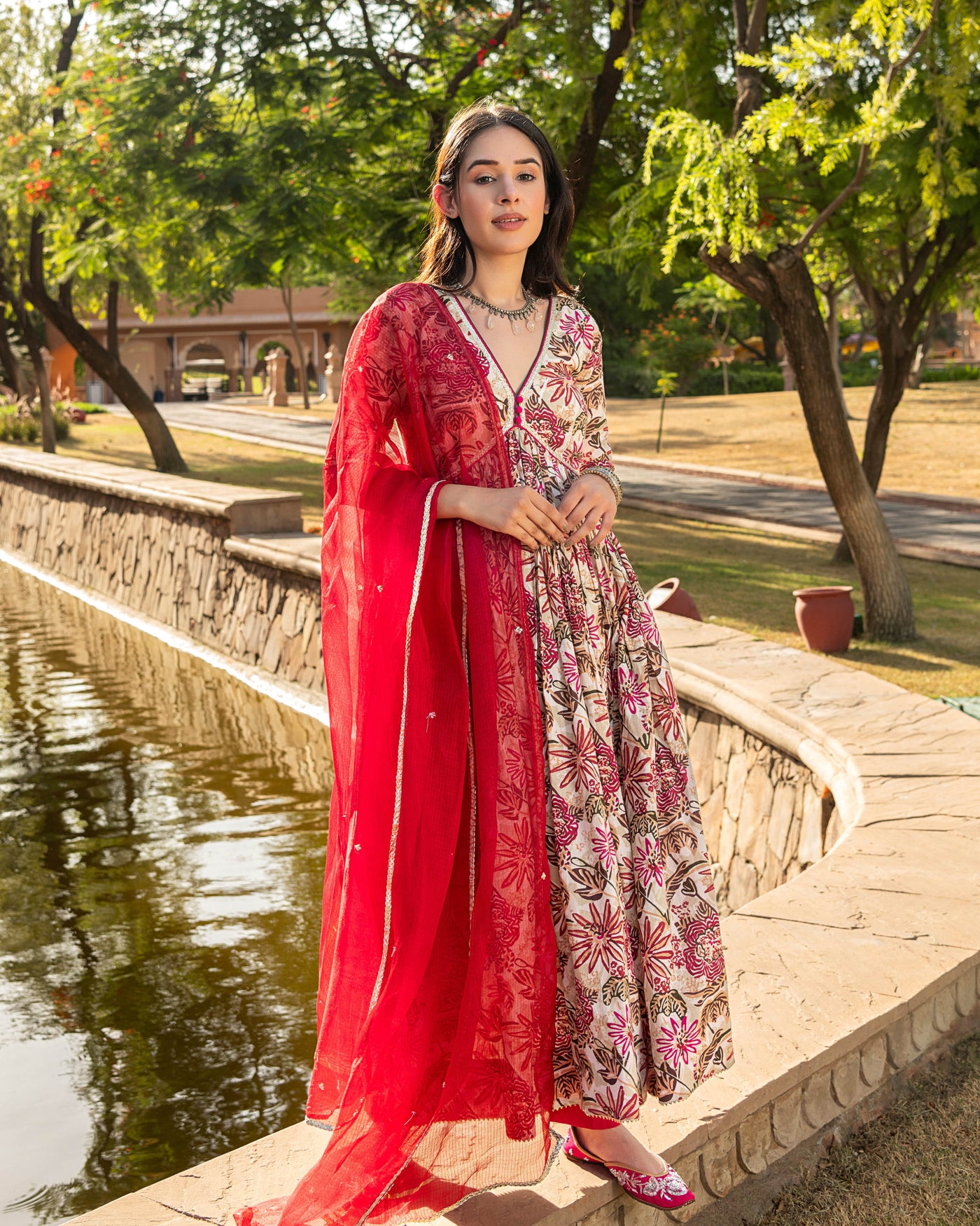 Shop Mahua Cotton Suit Set for Women Online in India at Aachho – USA Aachho